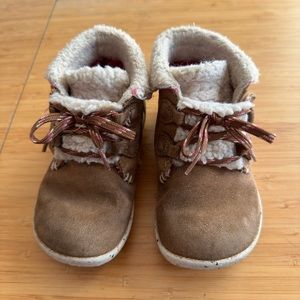 Merrell Kids Bare Steps Cocoa Boots (Toddler) size 8
